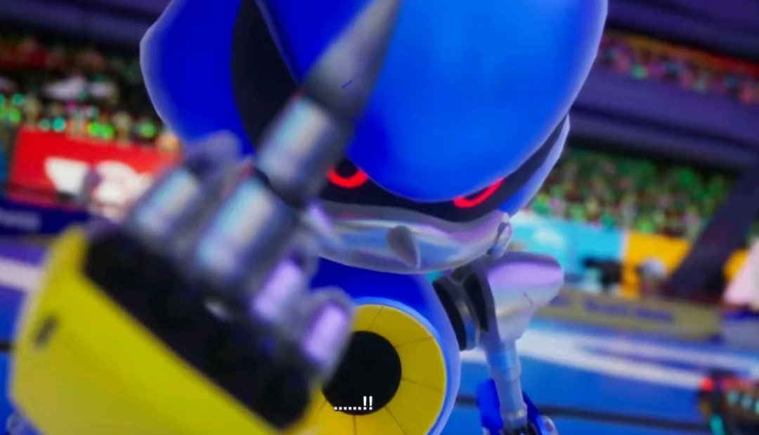 SlippersInBox's tweet image. Metal Sonic did it better.
