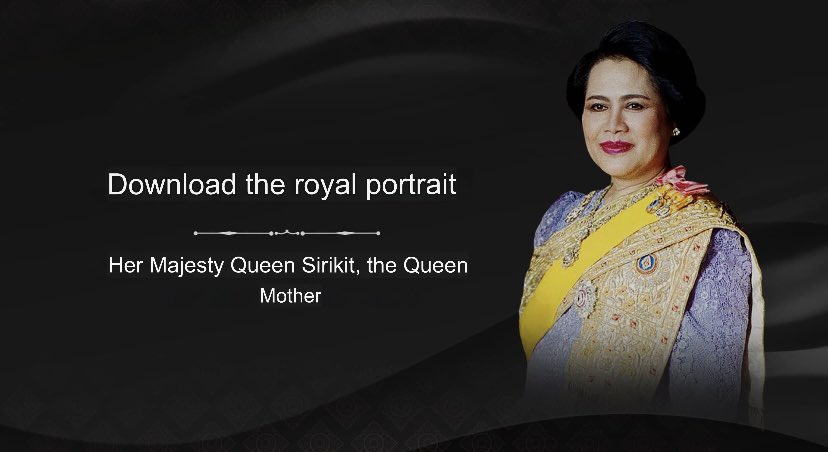 🇹🇭 The Government of Thailand has made Royal Portraits available to download, linked below as well if any issues accessing the website. 

🔗: prd.go.th/th/content/cat…