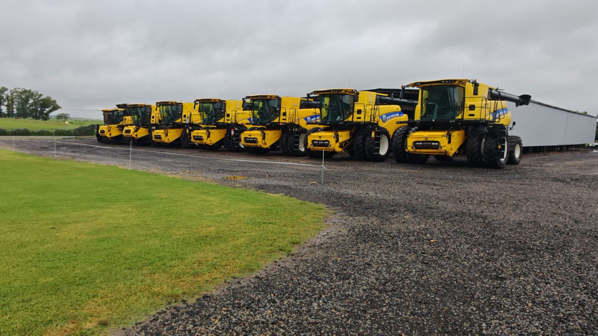 Una flota #NewHolland que refleja la confianza y el compromiso de nuestros clientes con la excelencia en cada zafra.
Preparados para la cosecha💪

#NewHolland #CorporacióndeMaquinaria #Comasa #AgroUruguayo