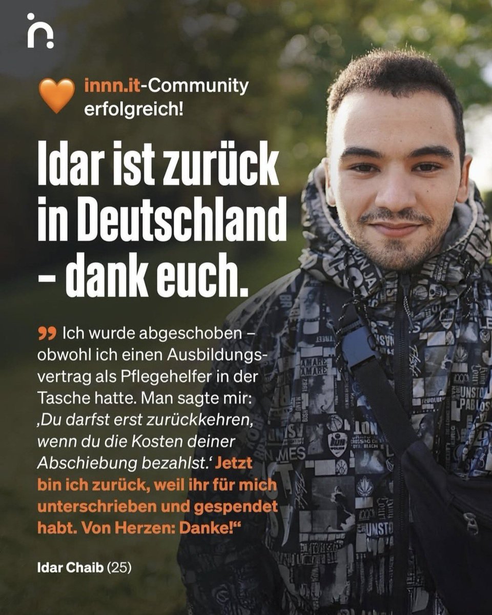 Mein Herz hat gerade einen Sprung gemacht ❤️ Abgeschobener Pflegehelfer wieder zurück in 🇩🇪