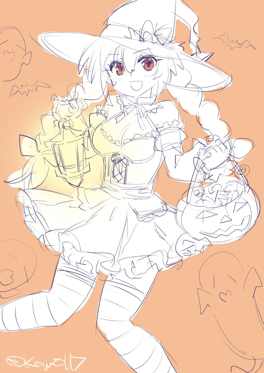 ハロウィン絵描けねぇ🦇