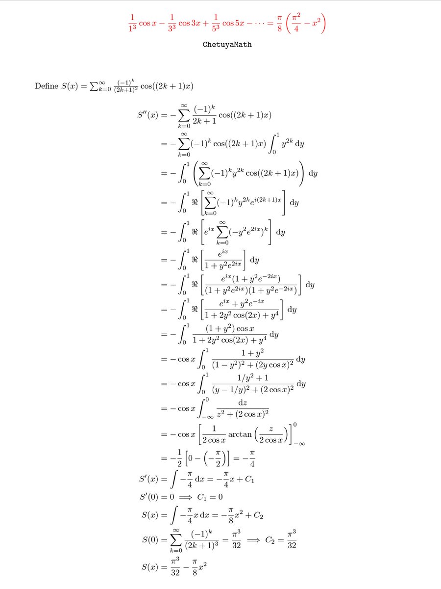 ChetuyaGamma's tweet image. 1875 University of Cambridge Mathematics Examination Problem.