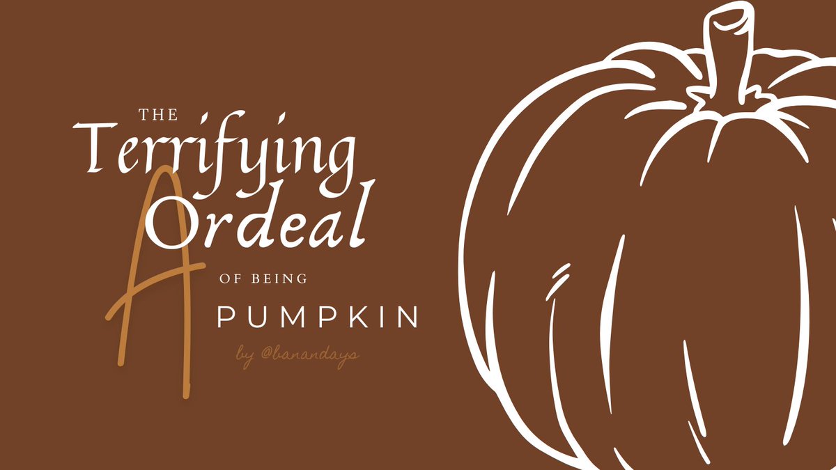 banandays's tweet photo. 🍂 The Terrifying Ordeal of Being a Pumpkin 🍂

— A BBC #Merlin Halloween-themed ff
— Slice of Life, Romance, Adventure
— Romance, Humour, Found Family
— Arthur/Gwen, Merlin third-wheeling
— 7k, No Archive Warnings Apply

🔗 https://t.co/PLVNLPNJsL https://t.co/yLUEPIXvbM