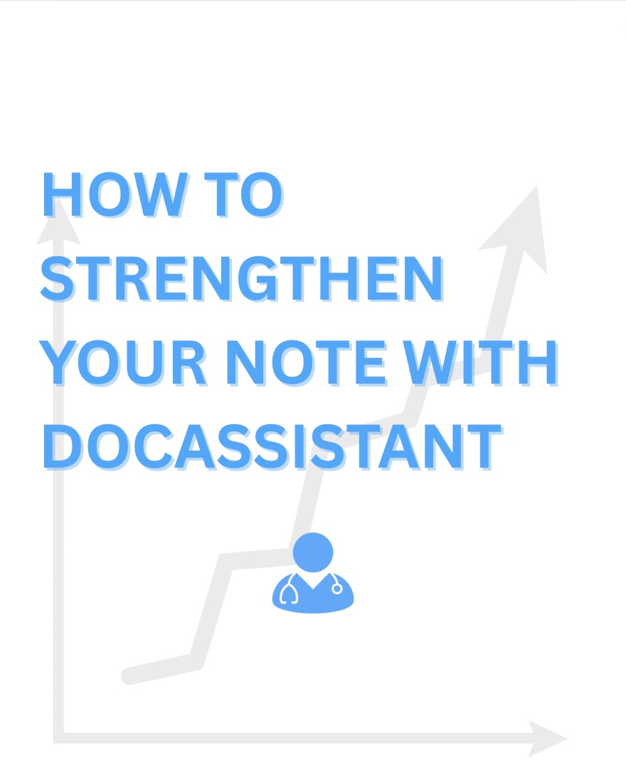 DocAssistant_ai's tweet image. DocAssistant significantly decreases time spent charting time while significantly improving documentation thoroughness, leading to less admin work and more reimbursement.
