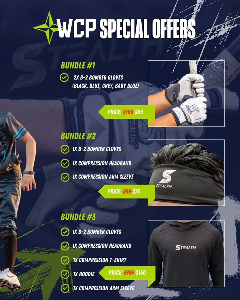 Stealth Batting Gloves tweet media