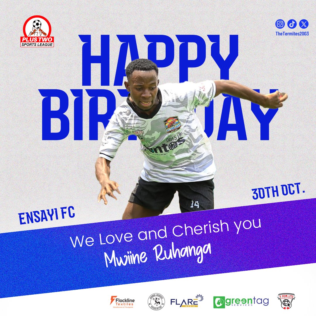 sc_ensayi's tweet photo. Birthday blessings 🥳champion
Your dedication, passion, and energy make a huge difference on and off the field. You’ve shown what true teamwork and commitment look like, and we’re so proud to have you as part of the ENSAYI family. 💪⚡ https://t.co/vXNACLUUji