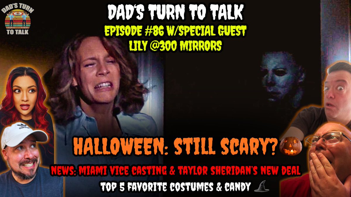 Come check out this week's episode of Dad's Turn to Talk over on YouTube as we discuss the original Halloween.  Thank you to Lily <a href="/300mirrors/">Lily*</a> for joining us on our Halloween episode.  #halloween #MovieReview 

youtu.be/nNP9Yid-exA?si…