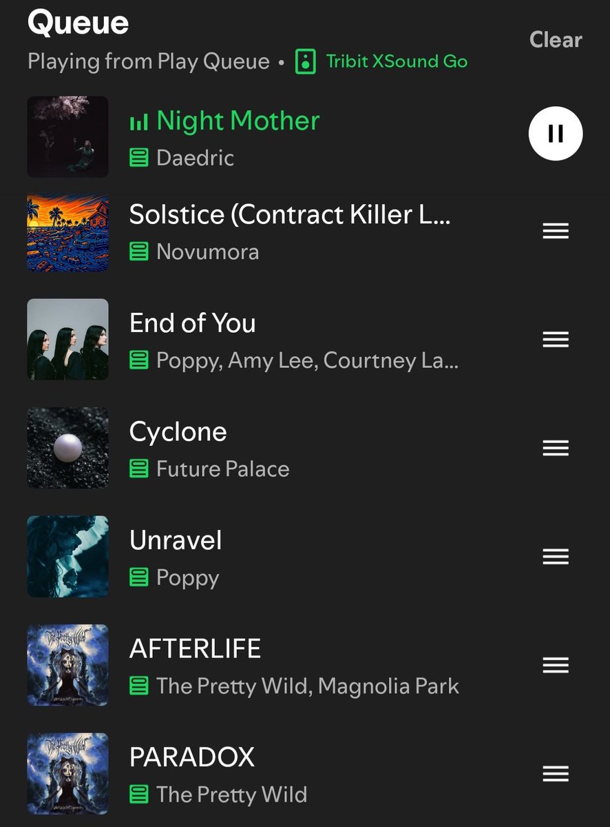 This year has been absolutely INSANE for female led #metal bands (or male reared, as Courtney LaPlante has referred to it 🤘😂).

<a href="/daedricofficial/">DAEDRIC</a> 
<a href="/novumora/">Novumora</a> 
<a href="/evanescence/">Evanescence</a> 
<a href="/spiritboxband/">Spiritbox</a> 
@futurepalacede
#Poppy
#ThePrettyWild