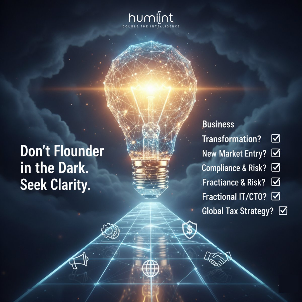 Stop making critical business decisions in the dark.Why guess when you can access global expertise on-demand?
✅Business Transformation?
✅New Market Incorporation?
✅Compliance Audit?
✅Scaling Operations?

<a href="/humiint_com/">Humiint</a> connects you with real human intelligence—on your terms.