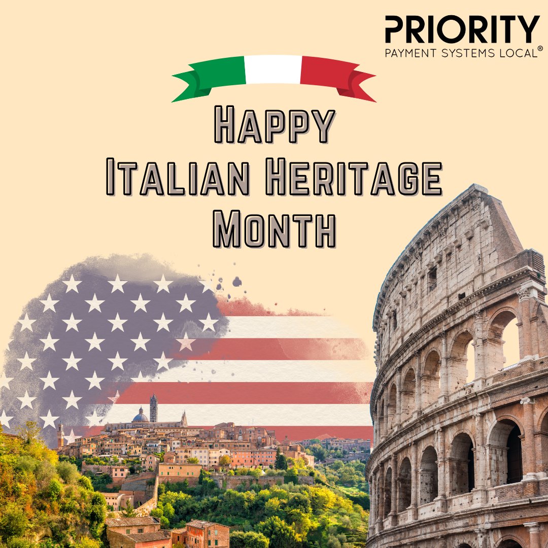 PPSLocal's tweet image. We celebrate the Italian-American entrepreneurs who helped build the communities we serve.  

This Italian Heritage Month, we honor every business owner who continues to turn passion into progress.🇮🇹 

#ItalianHeritageMonth #PriorityPaymentsLocal #BusinessBuiltLocal #LocalPride