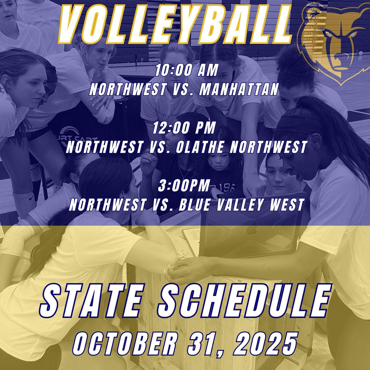 Northwest Grizzly Volleyball tweet media