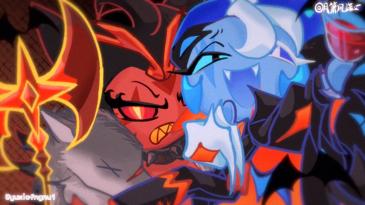 yuxiofngnu1's tweet image. Halloween is coming～🎃😙
#burningshadow 
#cookierunkingdom
#burningspicecookie
#shadowmilkcookie