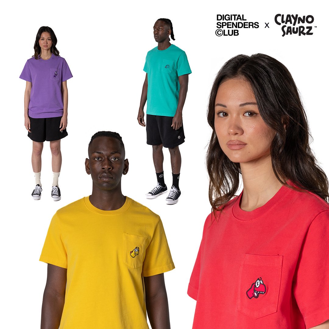 The DSC x Claynosaurz Pocket Tee drops on November 14!

To participate, you’ll need a Digital Spenders Club membership. And yes, it’s free to join!

Apply below 👇