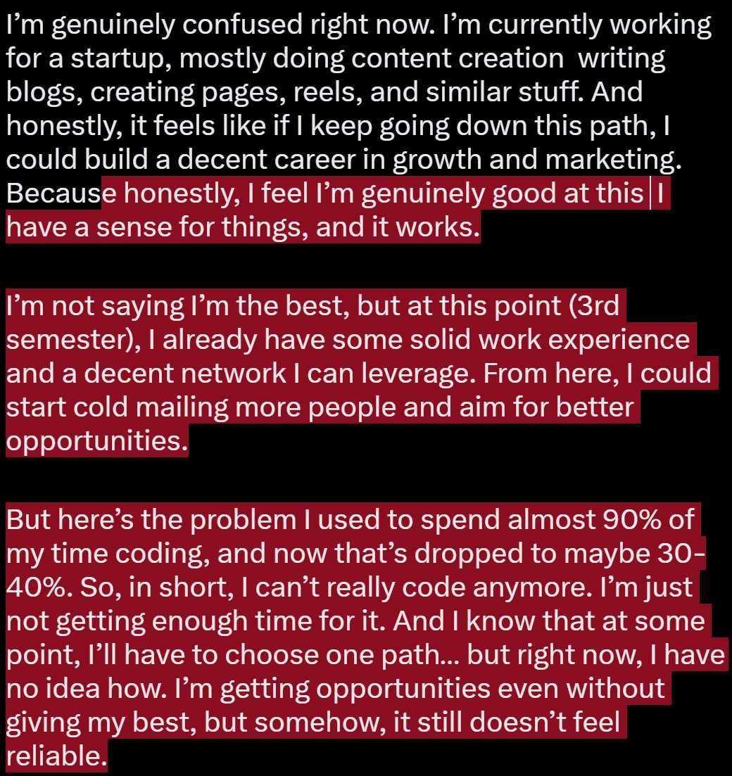 devayush__'s tweet image. Writing it here bcz only 10% of people know me, and 100% don’t care anyway.