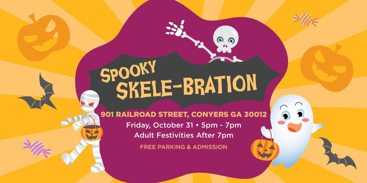 CRCArts's tweet image. Come see CRCA at the Spooky Skele-bration tomorrow evening.  We will be handing out candy for all the kids in front of the theater!