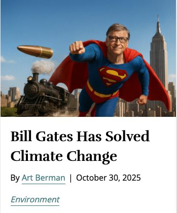 aeberman12's tweet photo. Bill Gates' vision for a better world is a recipe for disaster.
He's out of his depth.
LINK👇
https://t.co/6f5otyp6vz
#overshoot #planetarylimits #biocapacity #ecologicalfootprint #LivingPlanetIndex #biodiversity #energy #throughput #degrowth #thermodynamics #systems #climate #Gates #humanwelfare #earthcentered