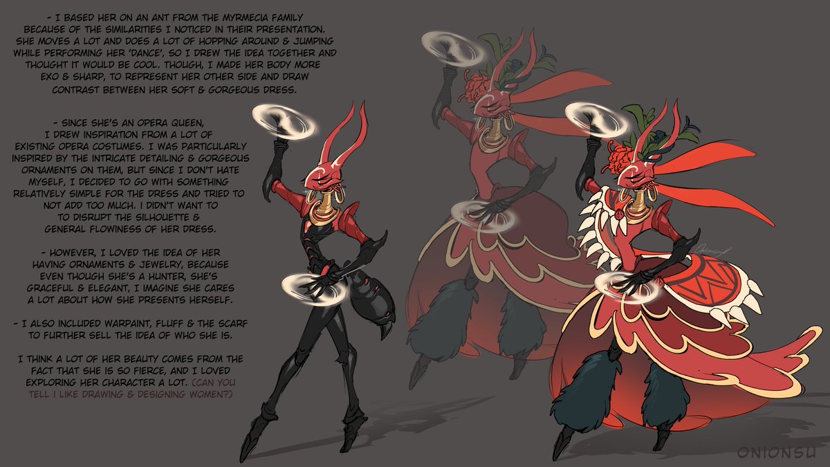 Just realized that I never posted the actual body ref of my Karmelita design 
#Silksong