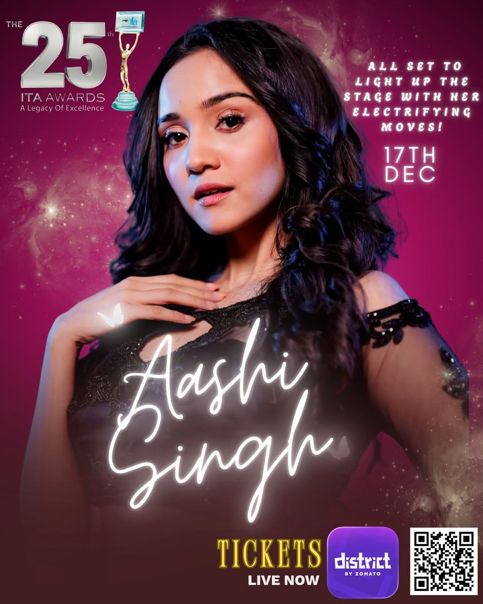 Can't express how happy I'm 🥹😍. #AshiSingh #ITA2025  #ITAAwards2025
