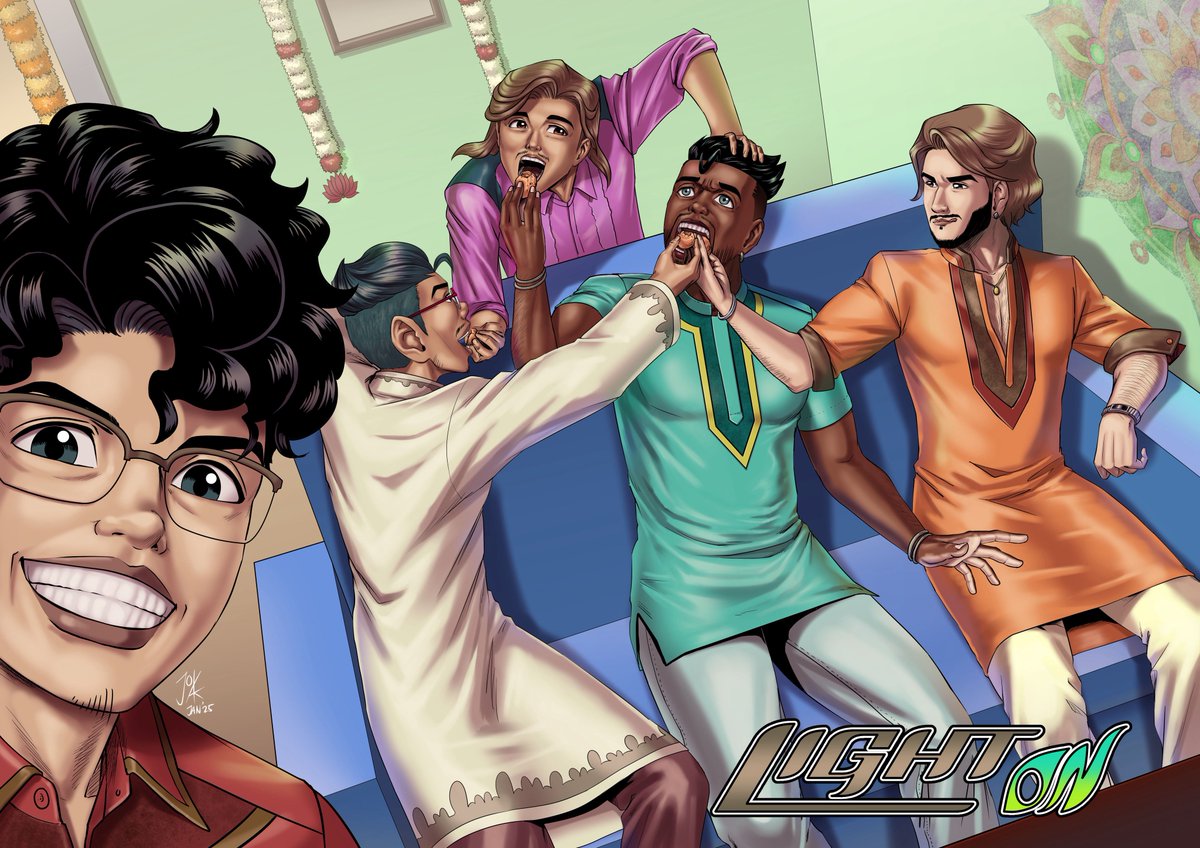 Light-On has been delayed until further notice, so it will not be available on October 31st as previously planned. We are committed to ensuring the highest quality for our stories, &amp; there are some elements within the manga that require adjustments.🙇🏾 thank you for your support!