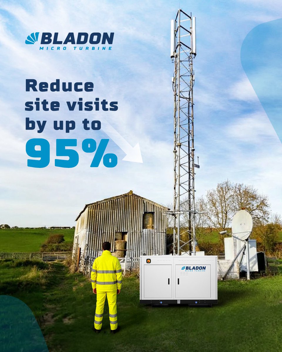 Service visits are one of the biggest drivers of operating costs.

Bladon’s MTG cuts site visits down dramatically.

That’s less fuel, less time, and less money spent keeping your power running.

#BladonMTG #RemoteSites #LowerOPEX