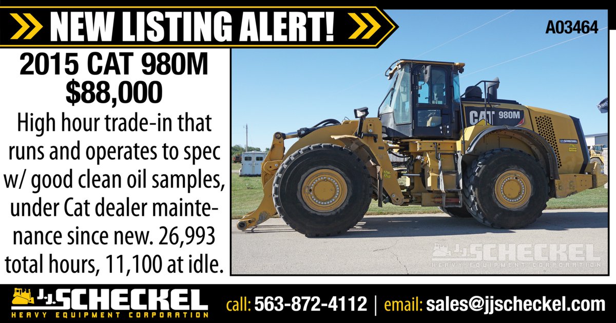 JJScheckel's tweet image. 👉 jjscheckel.com/product/2015-c…
📨 sales@jjscheckel.com

#heavyequipment #caterpillar #wheelloader #equipmenttherightway #forsale