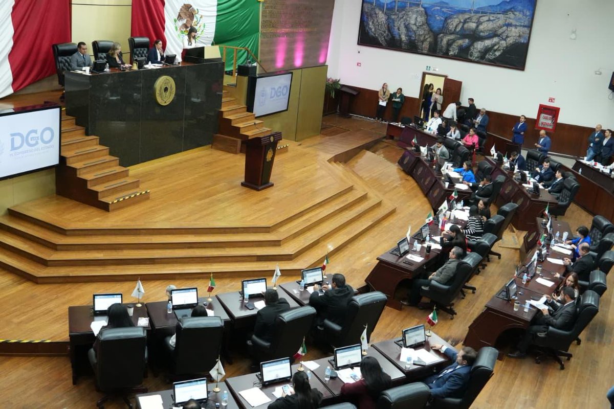 Los diputados aprobaron las cuentas públicas del ejercicio fiscal 2024 del gobierno del Estado, así como a los municipios de Durango, Gómez Palacio y Lerdo, con resultados que reflejan un manejo responsable y transparente de los recursos públicos.

Nota👇
congresodurango.gob.mx/2025/10/30/ava…