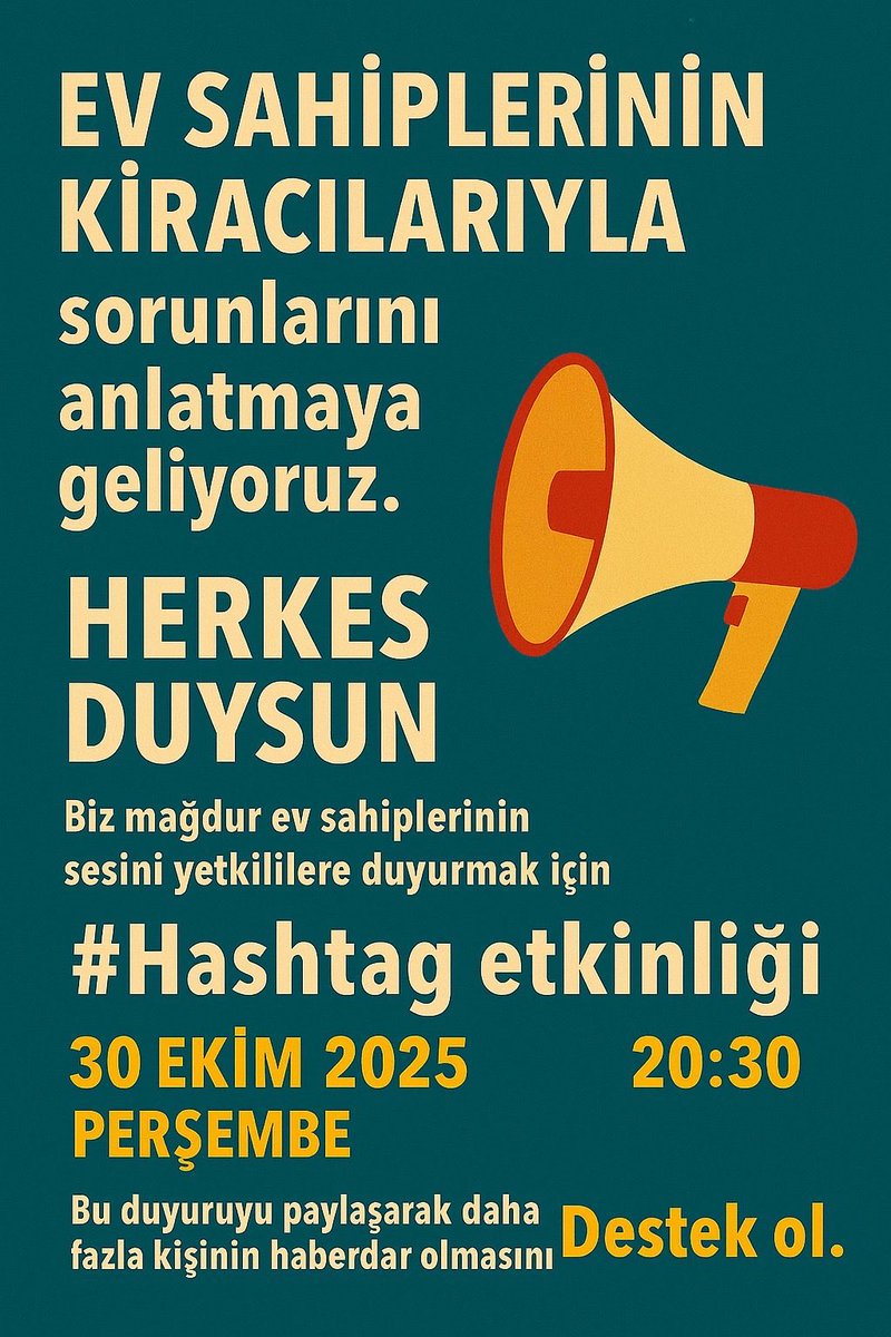 Mağdur ev sahipleri bugün saat 20.30 da X de.