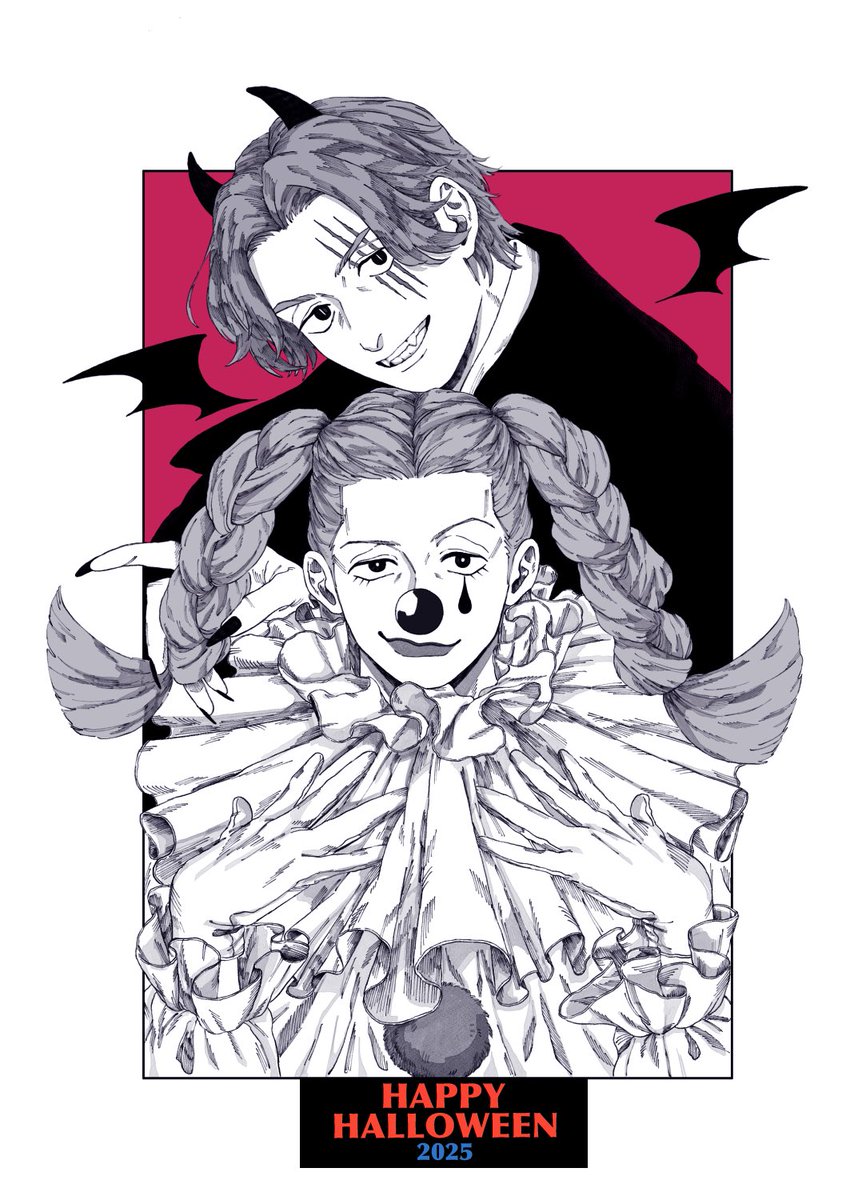 grgremlins75's tweet photo. 過去絵ですがハロウィン風に〜🎃👻🦇 https://t.co/xPqymjDT1Z