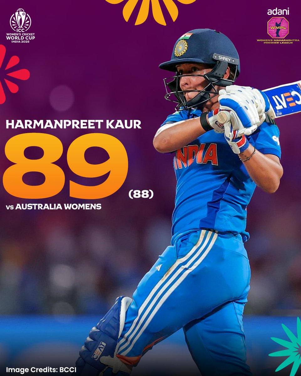 Kaptaan Kaur 🫡

A knock to remember!

#ThisIsMahaCricket
#AdaniMaharashtraPremierLeague #AdaniWomensMaharashtraPremierLeague #MPL #WMPL #MPL2025 #WMPL2025 #womensworldcup #worldcupanthem #teamindia #bcci #icc #harmanpreetkaur #indvsaus