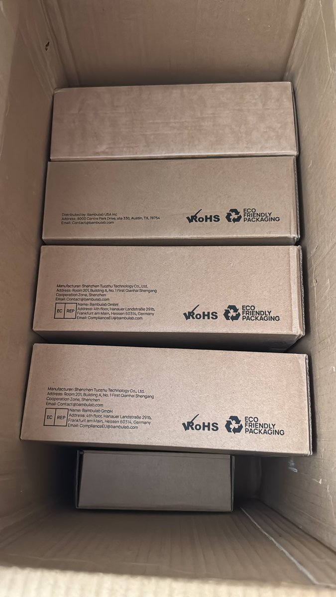 Wasn’t even my printer they shipped the filaments separate. 

I am burdened with a heavy sadness.