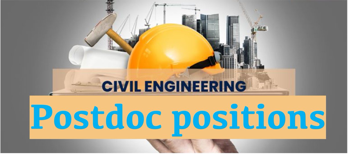 Apply for Postdocs in Civil Engineering today! 🌍✨  owlindex.com/oi/cftp8k5x

#Owlindex #CivilEngineering #Postdoc #CareerOpportunities #Research #EngineeringExcellence #postdocs #postdoctoral #postdocposition #research