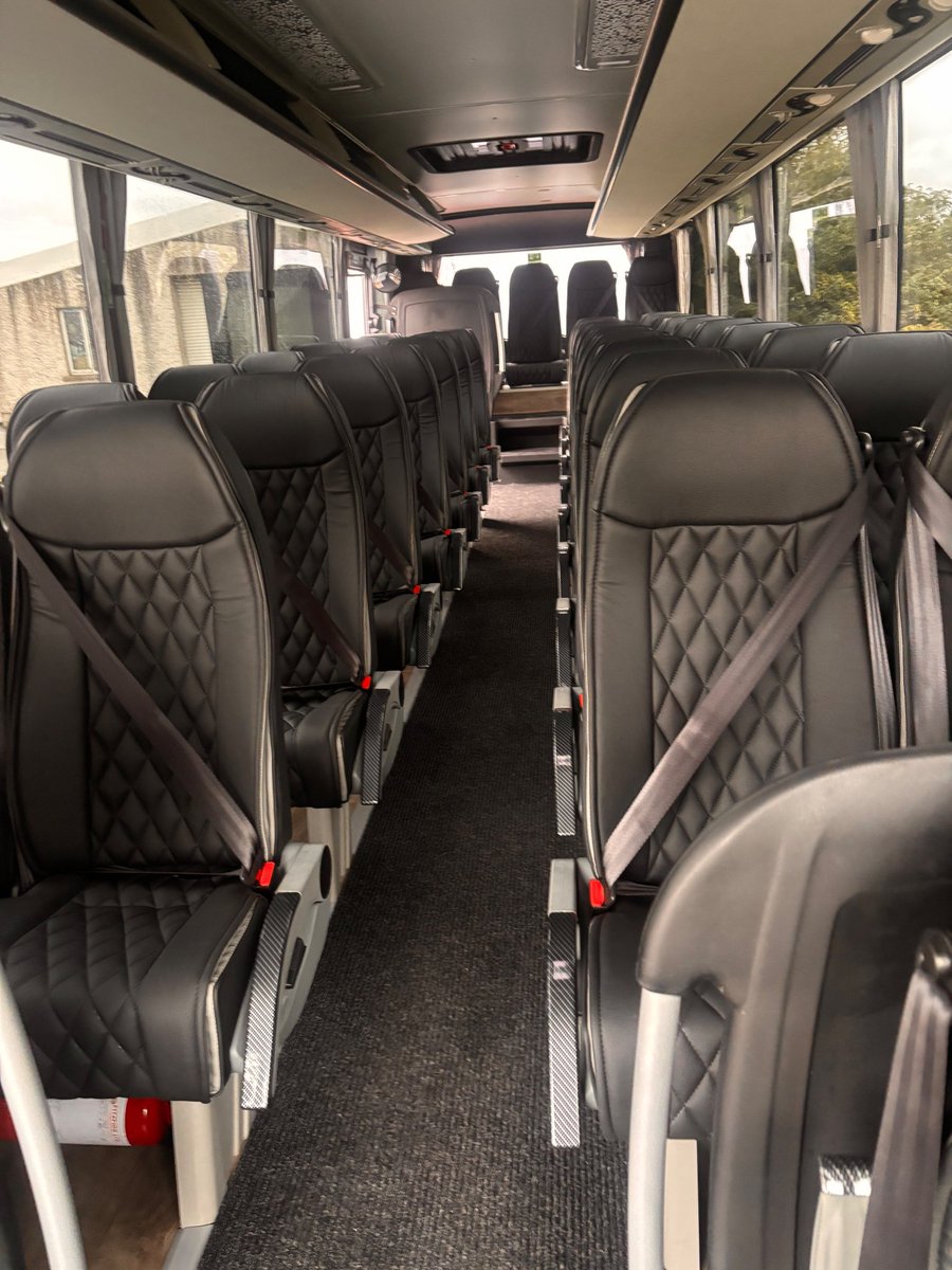 MichaelKierans7's tweet photo. The new arrival at Base this afternoon, a 37 Seat Touring Spec, plenty of luggage room and comfort, now to get the wheels going round and round. https://t.co/qxHs455mRu