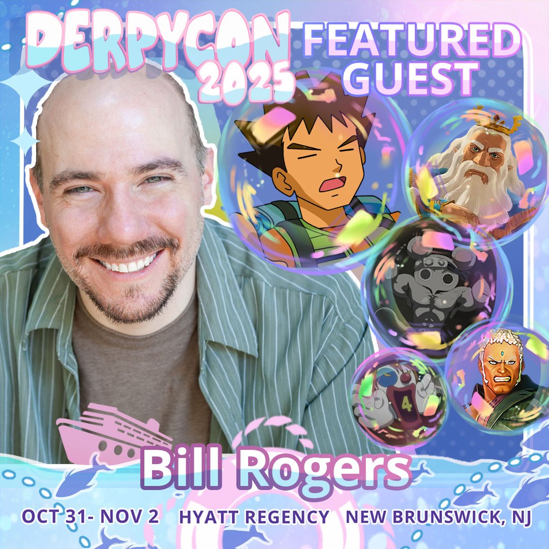 billsvoice's tweet photo. Halloween Homecoming!

My last con of the year is @DerpyCon back in my old stomping grounds of New Brunswick, NJ. 
Its a special way to end my season as 31 years ago I attended my first anime con as a volunteer there for #AnimEast  94.
Hoping you'll join us!

#ConventionWeekends https://t.co/FK0xA7DKTM