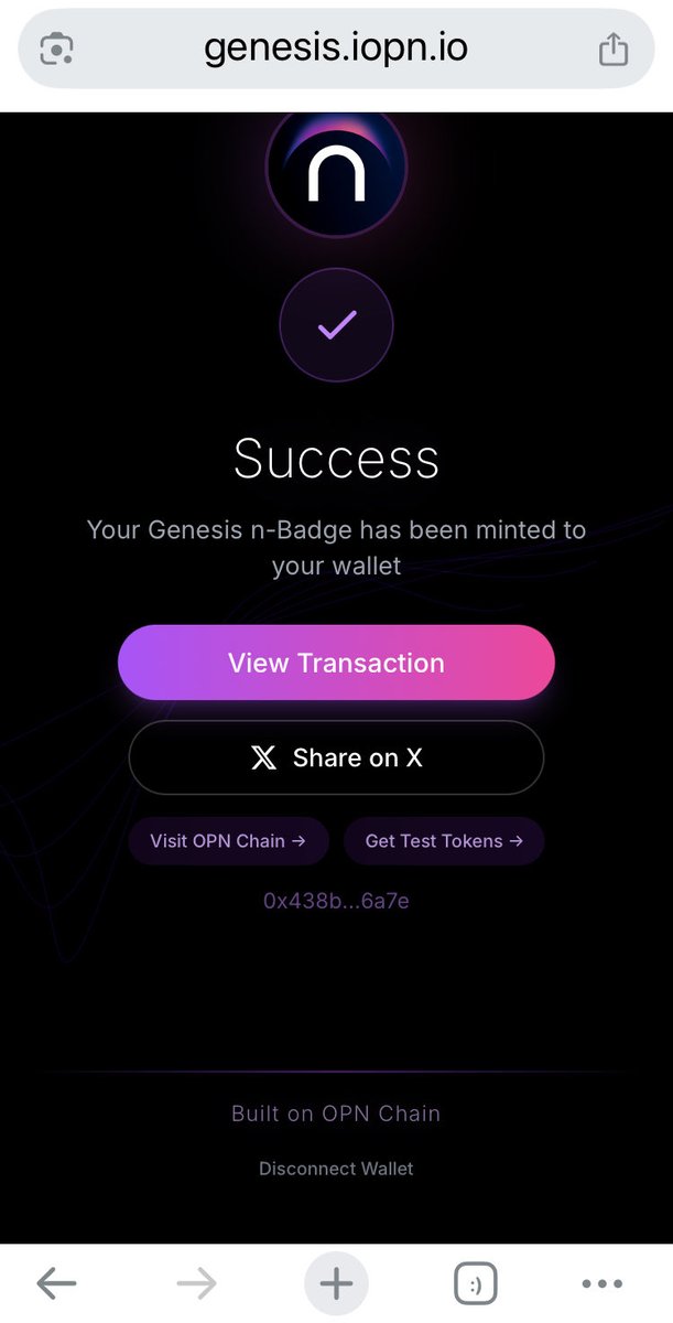 ArtgEdit's tweet photo. How to 
Claim your Genesis n-Badge NFT ( IOPn Genesis NFT)

Do below steps: 
You need to have testnet token of @IOPn_io ($OPN). Then you need to claim it from IOPn faucet. 

1- Connect your wallet • Get testnet tokens →
URL: https://t.co/qQWlhCpERu

Testnet: https://t.co/01nyEnYT3K

Note: You need to insert the OPN testnet RPC in your wallet. In some wallets the customized RPC is automatically updated but in many you need to insert it manually. In screenshot you can see the specifications of OPN testnet RPC. 
Each 24h you can claim 10 $OPN 

After claiming your testnet token from Faucet, go to below address and mint your Genesis NFT. 

2-Claim your Genesis n-Badge

url: https://t.co/UHnUmGUVO4

Then verify your Badge on https://t.co/62cNGFa1Av to start earning points

Step in: https://t.co/H6mYRuG0vI

Accelerate ⋂
