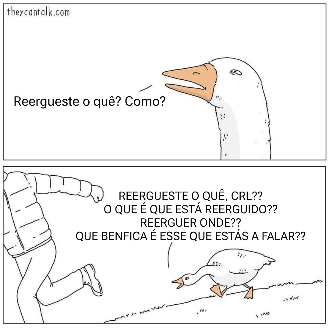 "Em 4 anos reerguemos o Benfica". Ele está a falar do quê, crl?? Fdx, parece que um gajo vive numa realidade paralela.