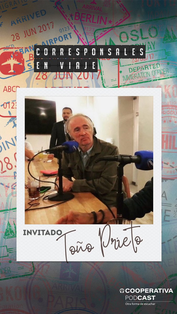 Ya está disponible el primer capítulo de "Corresponsales en Viaje", con <a href="/rafadelagente/">rafael pardo</a> y <a href="/ernestomatomato/">Ernesto Díaz Correa</a>. Lo dedicamos a Diego Armando Maradona.   

Invitado: <a href="/TPRIETORADIO/">TOÑO PRIETO</a>

Mira el episodio en Youtube: youtube.com/watch?v=kSU-nz…

También en Spotify: open.spotify.com/episode/0gXqJW…