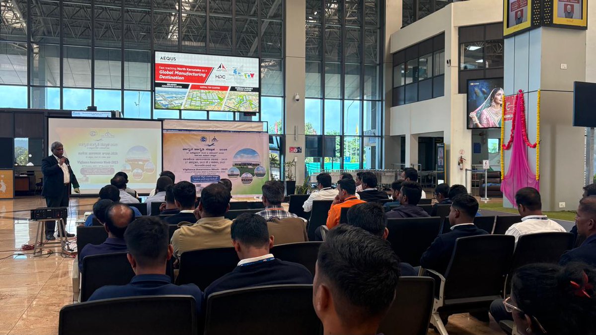 aaiblgairport's tweet image. Promoting the values of integrity, a  sensitization program was conducted at Belagavi Airport. AAI staff and from the stakeholders have actively participated in the program. #VigilanceAwarenessWeek #IntegrityMatters #BelagaviAirport"