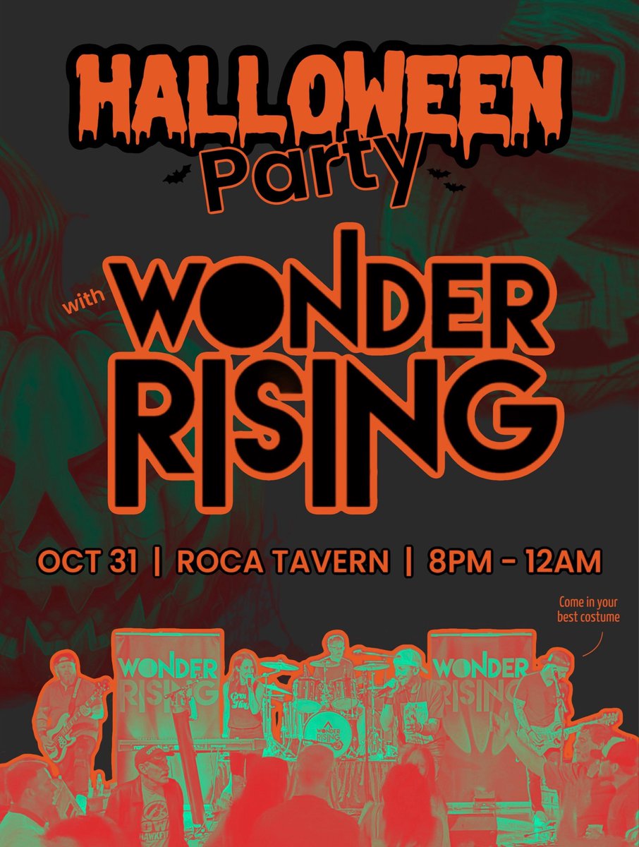#LNK #RocaTavern  1 more day till an epic night. Don’t miss it. It’s gonna be  Spooktacular! 👻 🎹 🎤 🎸 🥁 🍻  ❤️