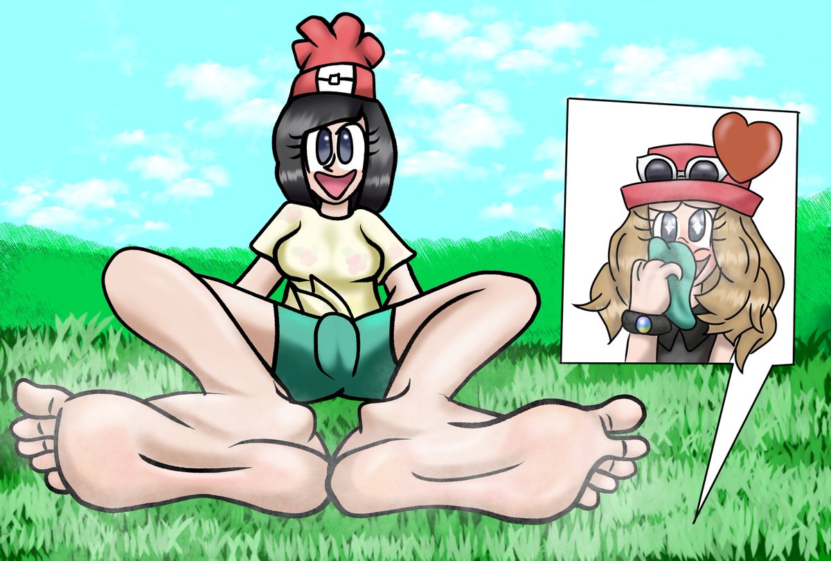 A commission that
<a href="/Superlolface23/">🔞 Self Loading Fetishist 23🔞</a>
did for me, showing Selene teasing Serena with her sexy feet while she sniffs her socks. Even though Serena prefers her own feet getting licked, she somehow loves other girls feet~ #bigfeet #longtoes #bigsoles #barefoot #domination #humiliation