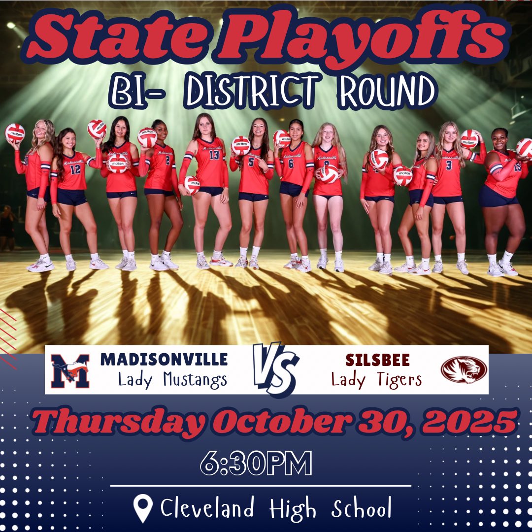 Let’s Go Lady Mustangs!
🏐🏐🏐🏐🏐🏐🏐🏐🏐🏐