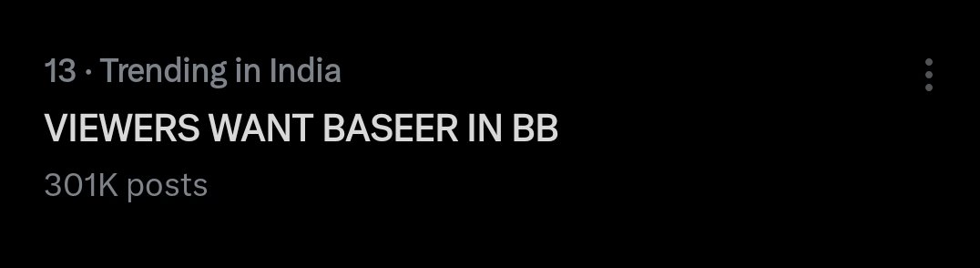 TeamBaseerAli__'s tweet photo. Dear @ColorsTV

Here's our reply to your unfair eviction. This is just our unplanned trend &amp; we did this in 2-3 hours. This shows the love of audiences who want to see Baseer in the show. Just remember , this isn't his loss but yours. @Baseer_Bob

VIEWERS WANT BASEER IN BB https://t.co/3hQSipQHs0
