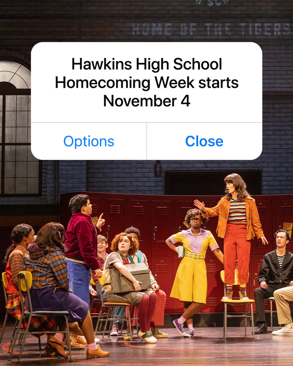 🚨Reminder Hawkins High School Homecoming week starts November 4.

🍗 Tues, Nov 4: Ticket giveaways at <a href="/raisingcanes/">Raising Cane's</a>  + Box Combo® Cards redeemable for a free Raising Cane’s Box Combo meal given out at the theatre!

📸 Wed, Nov 5: School picture day with <a href="/Lifetouch/">Lifetouch</a> 

🎤Thurs, Nov