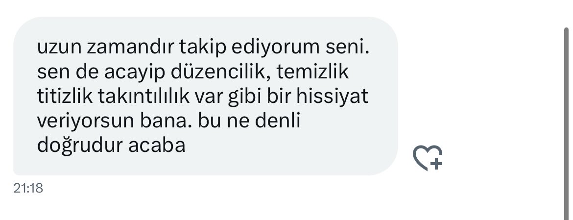 Sana ne mesajlar geliyordur şimdi;