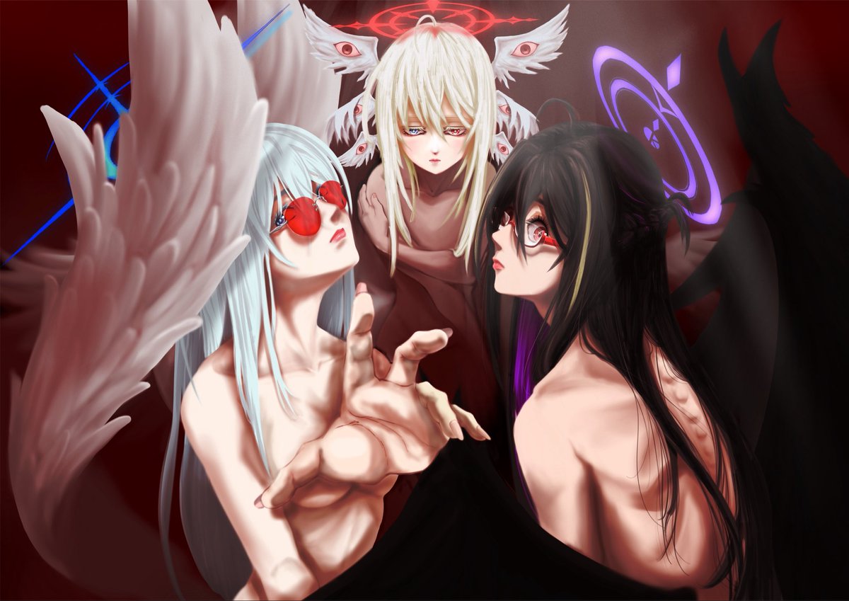 ยินดีย้อนหลังกับทั้ง 3 คนที่ได้ร่างเทพธิดาแล้ว เย่~
แล้วก็ Happy Halloween 🎃
นาน ๆ วาดรูปทีก็เอาให้คุ้ม
#ใครไม่มาNaKaMa #NanahoshiArt #Kamai_FanArt #MamimumeiFA <a href="/nana_nanahoshi/">นานาโฮชิ นานะ / 七星ナナ 🐍🪽💙❤️</a> <a href="/KaMaiT4Chi/">KaMaiTaChi</a> <a href="/MamiMumei_Ch/">MamiMumei Ch. 真美夢迷</a>
===========
สำหรับท่านที่ผ่านไปผ่านมา จ้าง commission ได้นะคับ อยากได้ค่าขนม