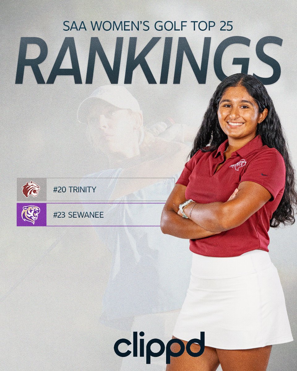 ⛳ Here are the updated golf rankings as the SAA closes out the Fall season!

#SAAUnmatched