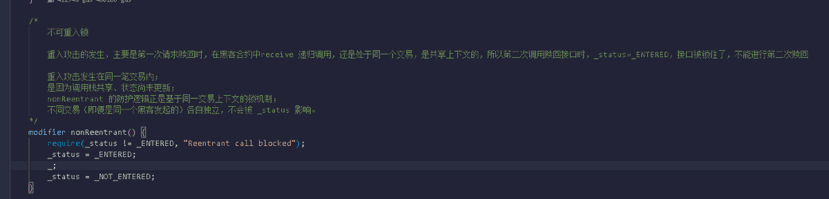 ren5488001's tweet image. OpenBuild-sodility训练营第二十天                 
主要学习通过重入攻击   

#30DaysOfSolidity #OpenBuild #Web3Compass #BuildInPublic