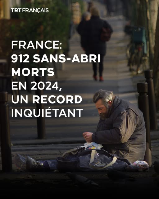 Le collectif Les Morts de la Rue a recensé 912 décès de personnes sans domicile fixe en 2024, soit une hausse de 16 % par rapport à l’an dernier.