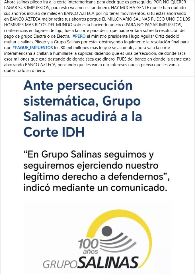 SACA TU DINERO DE BANCO AZTECA PORQUE SALINAS PLIEGO ESTA JUGANDO CON TU DINERO