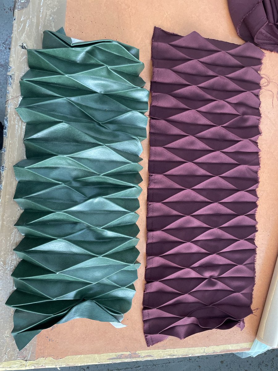 <a href="/daniel_adetona/">Daniel Adetona</a> Making fabric manipulation, changing the narrative around pleats , started in Africa but everyone keep assuming it’s a Japan/korea thing