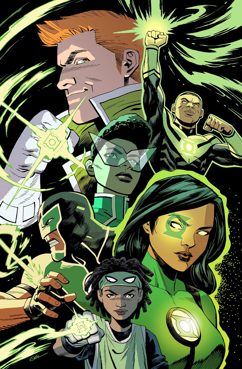 My variant for Green Lantern Corps #12 is also live =D
